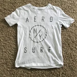 Aeropostale White Top “ N Y “ “ Surf “